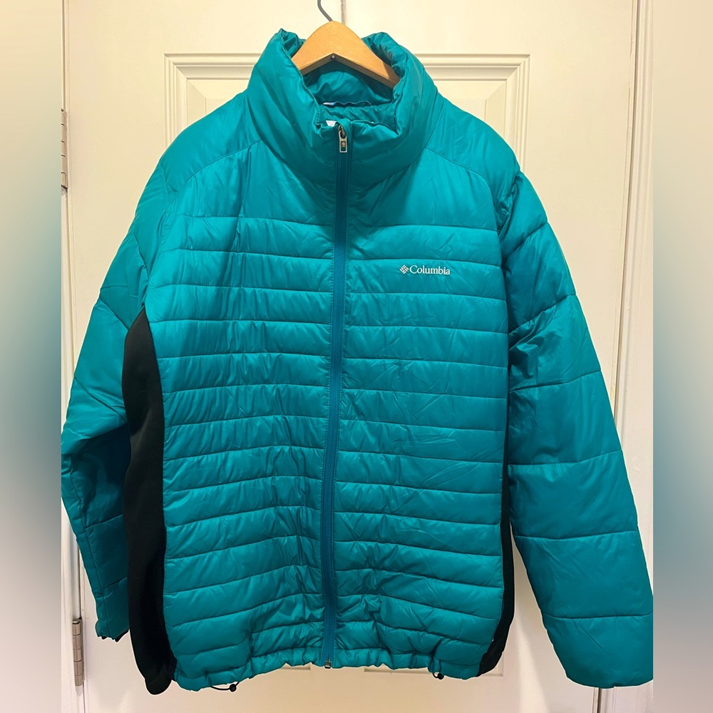 *SOLD!* columbia down winter jacket PLUS SIZE | size 2X | color: teal
